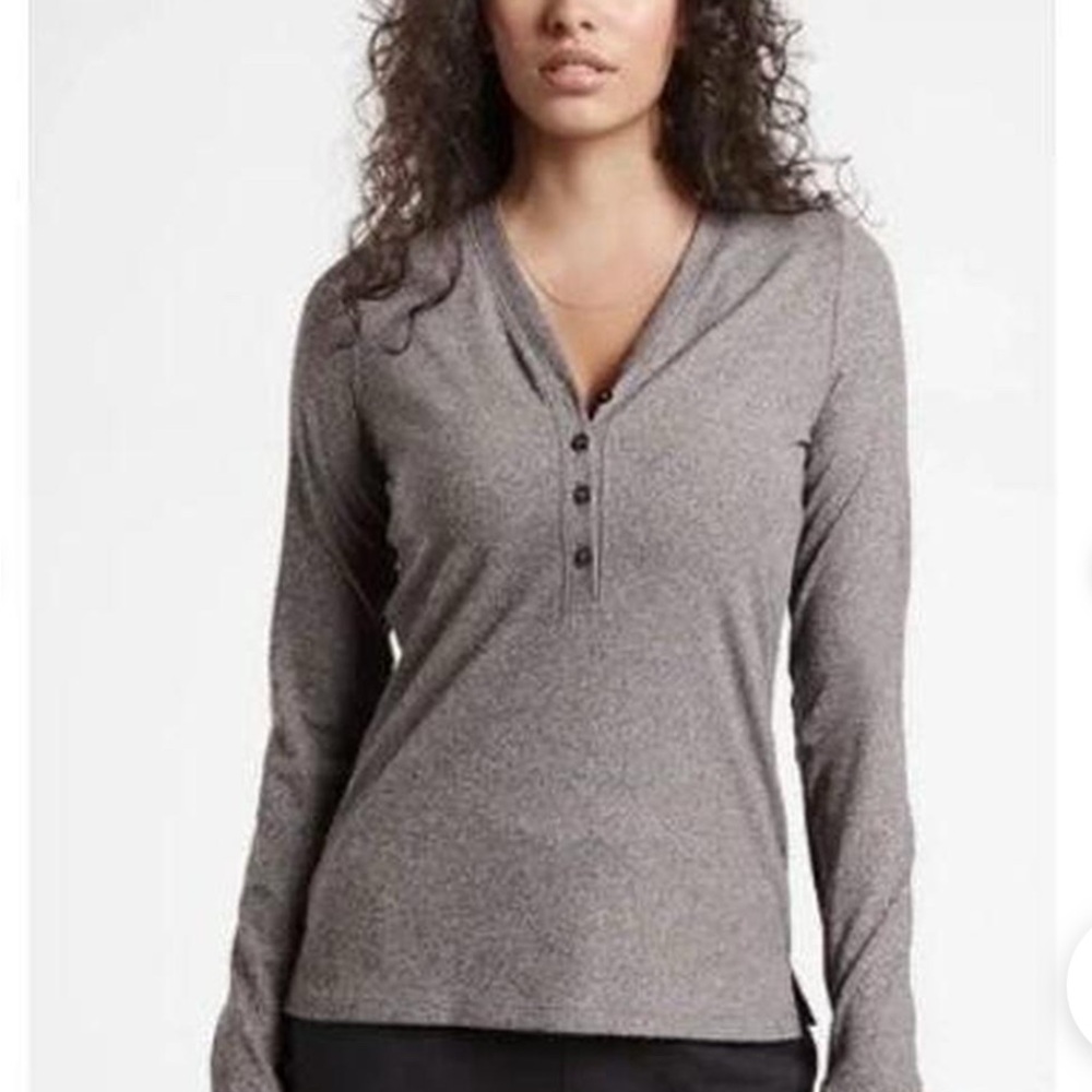 Athleta Uptempo Ribbed Henley